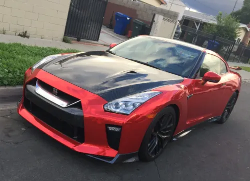 Gloss Red Mirror Chrome Car Vinyl Wrap review 
