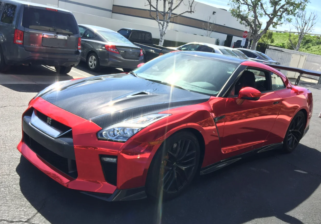 Gloss Red Mirror Chrome Car Vinyl Wrap review DL 04