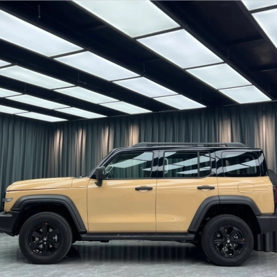 Super Gloss Sandstorm Desert Yellow Car Vinyl Wrap