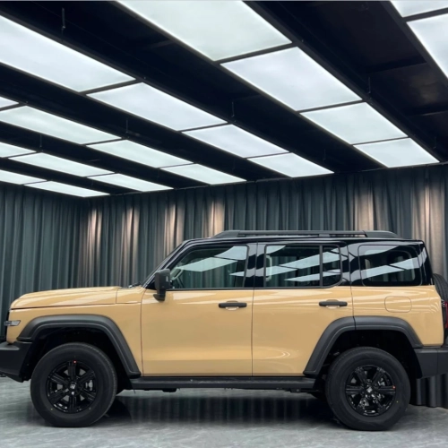 Super Gloss Sandstorm Yellow Desert Yellow Car Vinyl Wrap review 