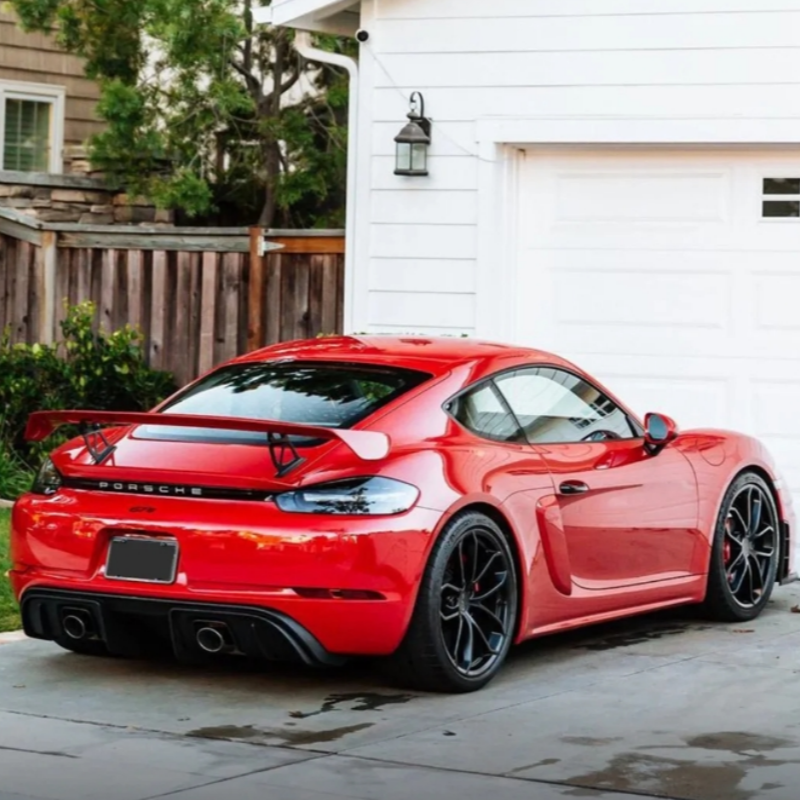 Gloss Metallic Vampire Red Car Vinyl Wrap review 2