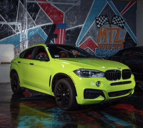 Gloss Acid Lime Green Car Vinyl Wrap review 