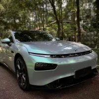  Candy Metallic Grey Green Car Vinyl Wrap review 1
