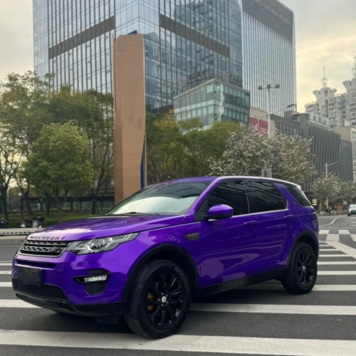 Gloss Metallic Plum Explosion Purple Car Vinyl Wrap review 