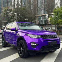 Gloss Metallic Plum Explosion Purple Car Vinyl Wrap review Aben 03