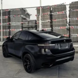 Satin Black Car Vinyl Wrap review Poyru 03