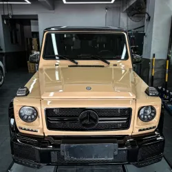  Super Gloss Sandstorm Yellow Desert Yellow Car Vinyl Wrap review Steve 01
