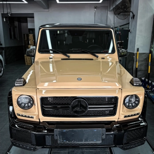 Super Gloss Sandstorm Yellow Desert Yellow Car Vinyl Wrap review 