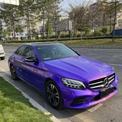 Gloss Metallic Plum Explosion Purple Car Vinyl Wrap review Jonsum 02