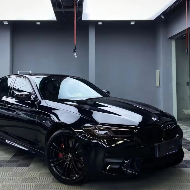 Super Gloss Piano Black Car Vinyl Wrap review 0