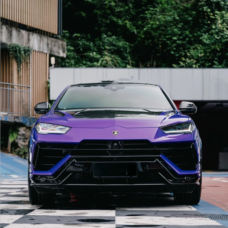 PET Gloss Metallic Midnight Purple Car Vinyl Wrap review 0