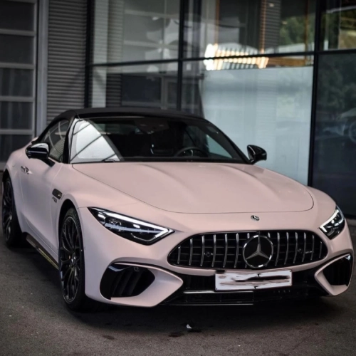 Super Gloss Pale Pink Car Vinyl Wrap review 