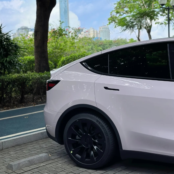 Misty Gray Purple Car Vinyl Wrap review Quire 02