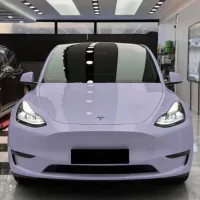 Victoria's Secret Purple Car Vinyl Wrap review 1