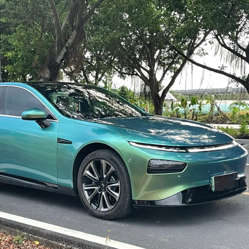 Glossy Chameleon Jungle Green Car Vinyl Wrap review 1