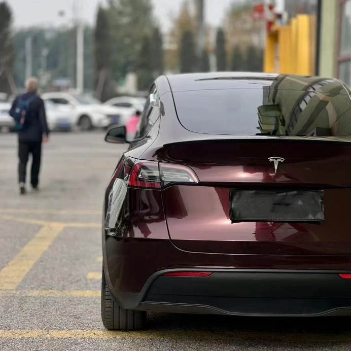 Gloss Metallic Black Rose Car Vinyl Wrap review Yjsd 02