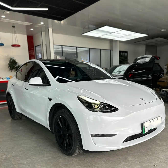 Gloss Pearl White Car Vinyl Wrap review Zhzy 02