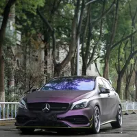Matte Metallic Purple Car Vinyl Wrap review 0