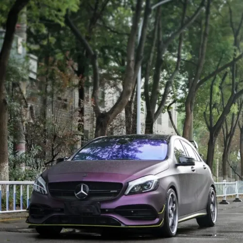 Matte Metallic Purple Car Vinyl Wrap review 