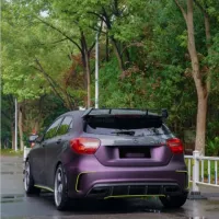 Matte Metallic Purple Car Vinyl Wrap review 1