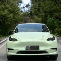 Super Gloss Light Khaki Grey Car Vinyl Wrap review 0