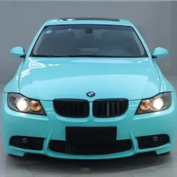 Super Gloss Tiffany Blue Car Vinyl Wrap review Ahfuy 01