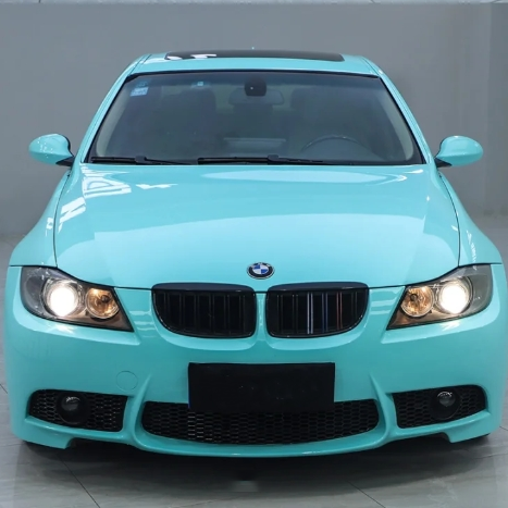 Super Gloss Tiffany Blue Car Vinyl Wrap review 