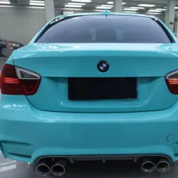 Super Gloss Tiffany Blue Car Vinyl Wrap review Ahfuy 02