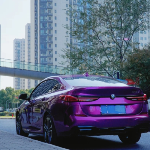 Gloss Metallic Grape Purple Car Vinyl Wrap review 