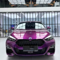  Gloss Metallic Grape Purple Car Vinyl Wrap review 1