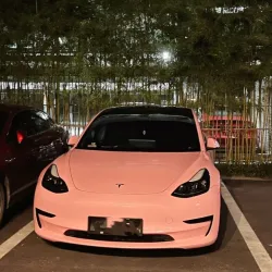 Gloss Rouge Pink Car Vinyl Wrap review Gidbwy 01