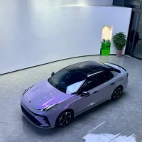Candy Metallic Gray Purple Car Vinyl Wrap review 0