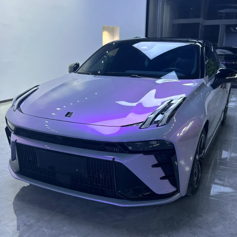Candy Metallic Gray Purple Car Vinyl Wrap review Abdceu 02