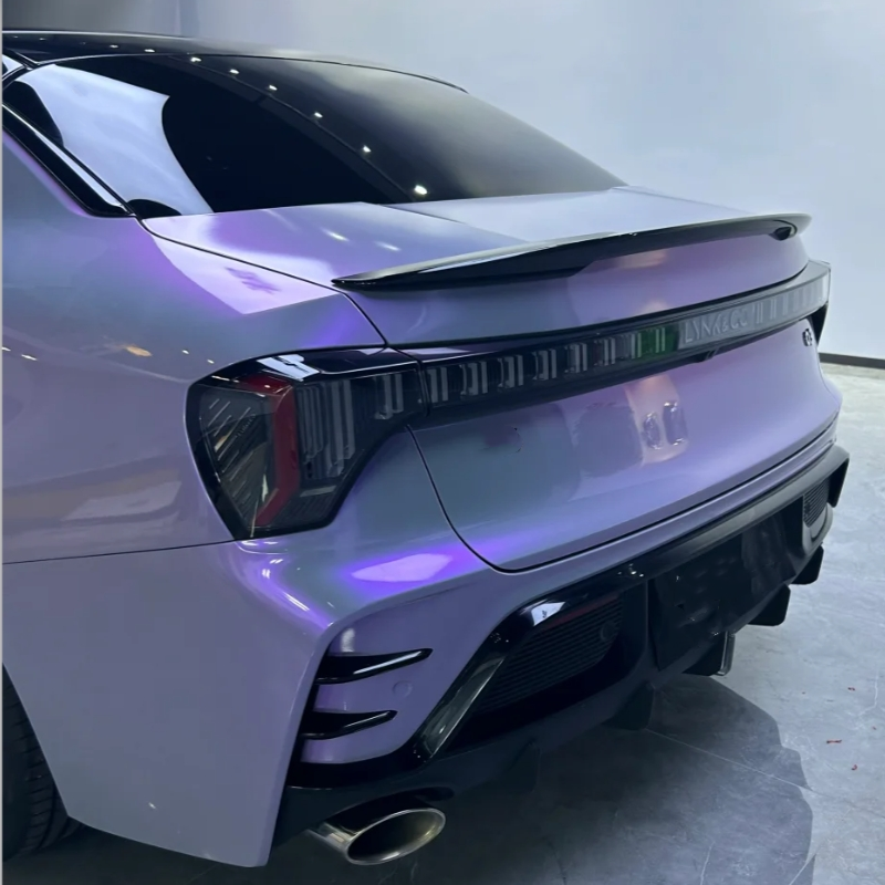 Candy Metallic Gray Purple Car Vinyl Wrap review Abdceu 03