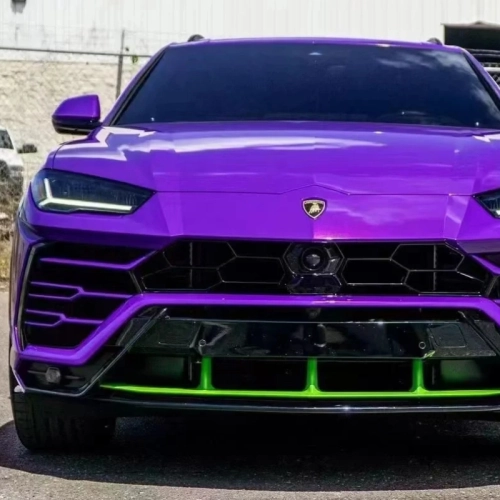 Gloss Metallic Plum Explosion Purple Car Vinyl Wrap review 