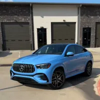 Super Gloss Miami Blue Car Vinyl Wrap review 1