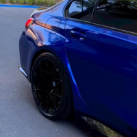 Gloss Metallic Jazz Blue Car Vinyl Wrap review 1