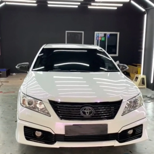 Gloss White Purple Car Vinyl Wrap review 