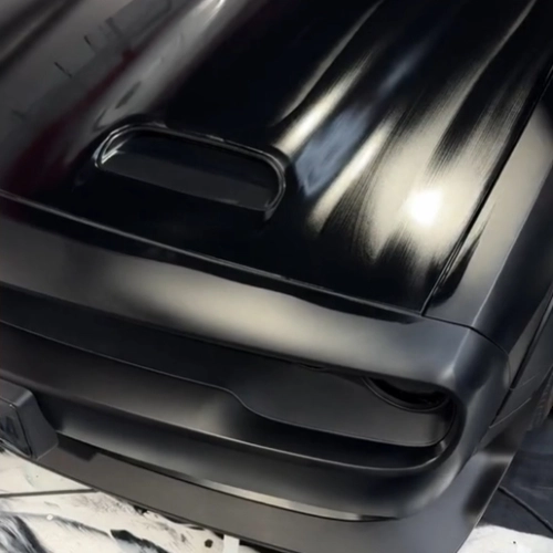 Satin Black Car Vinyl Wrap review 