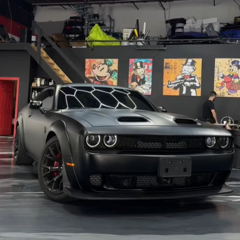 Satin Black Car Vinyl Wrap review 1