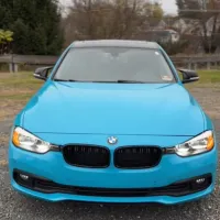 Super Gloss Miami Blue Car Vinyl Wrap review 1
