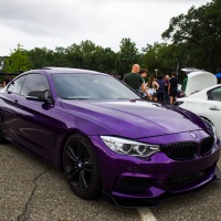 Super Gloss Black Purple Carbon Car Vinyl Wrap review 2
