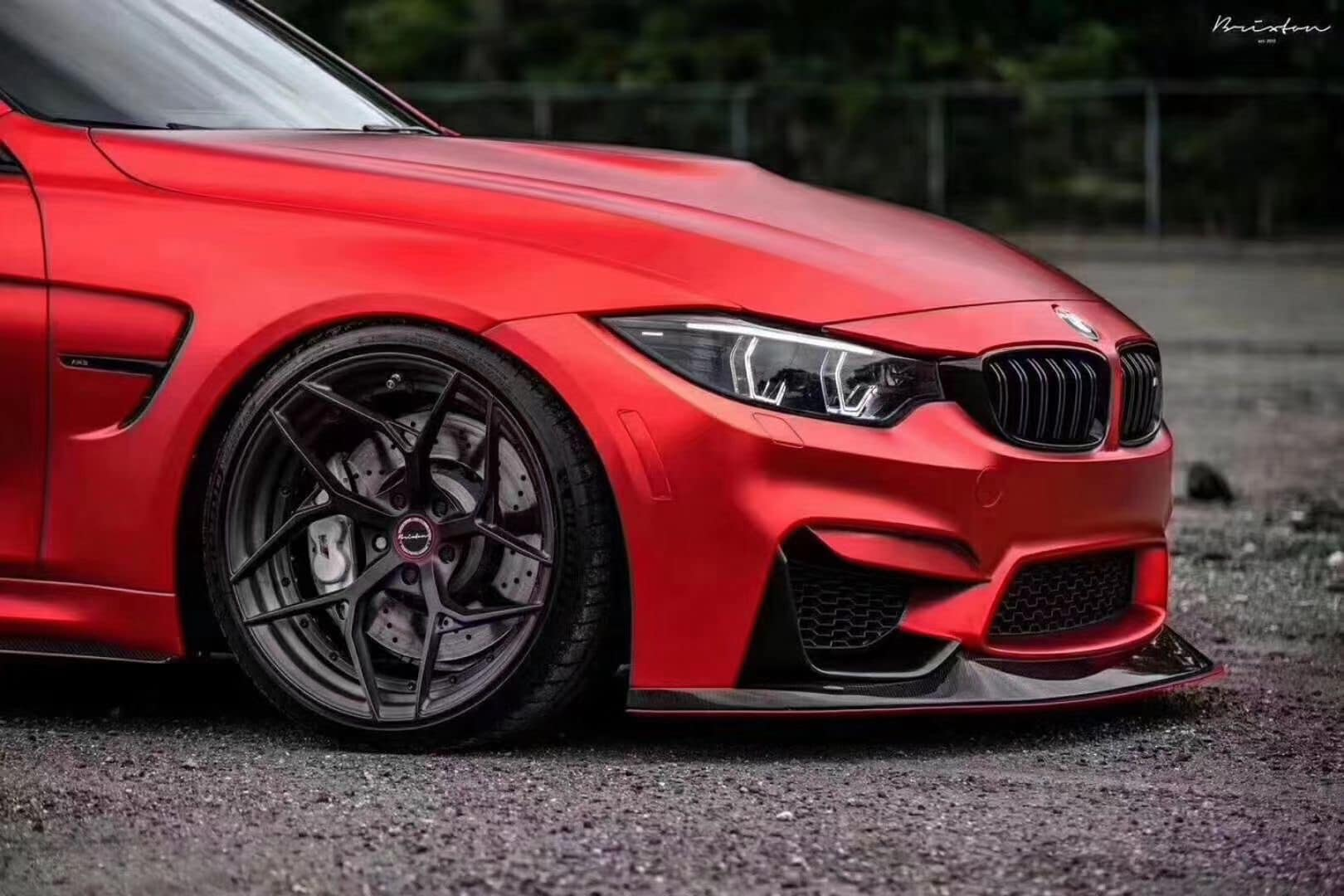 PET Benz Matte Metallic Romance Red Car Vinyl Wrap review 1