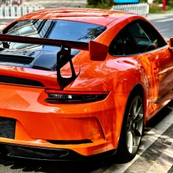 Super Gloss Orange Car Vinyl Wrap review Ysdh 03
