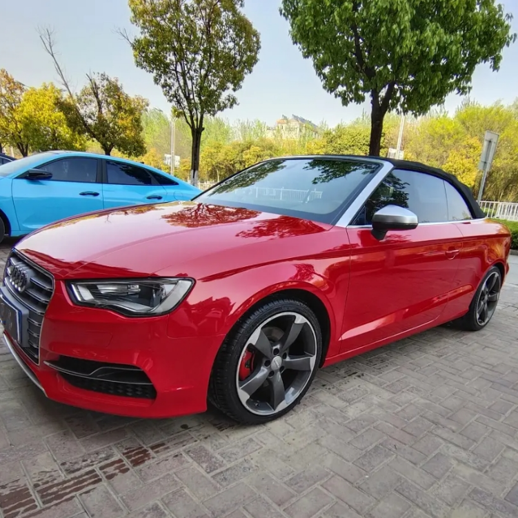  Super Gloss Candy Red Car Vinyl Wrap review 1