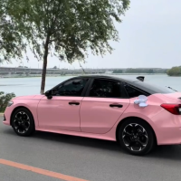 Gloss Rouge Pink Car Vinyl Wrap review 0