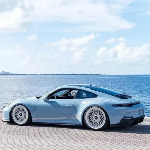 Glossy Crystal Light Blue Car Vinyl Wrap review 