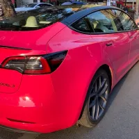 Super Gloss Rose Red Car Vinyl Wrap review 1