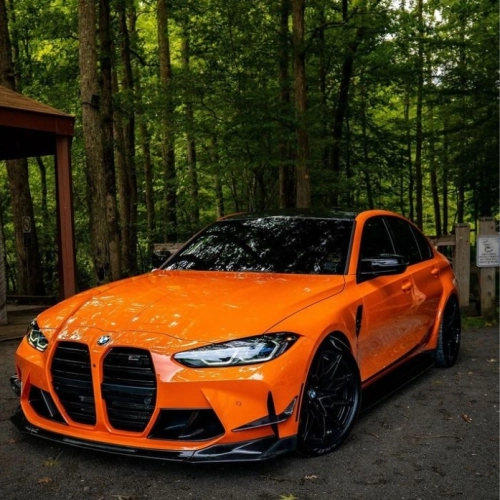 Super Gloss Orange Car Vinyl Wrap review 