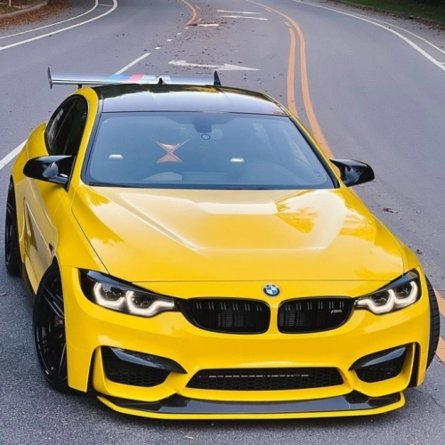 Super Gloss Yellow Car Vinyl Wrap review 